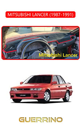 MITSUBISHI LANCER 1987-1991TORPİDO KORUMA HALISI KIRMIZI KENAR