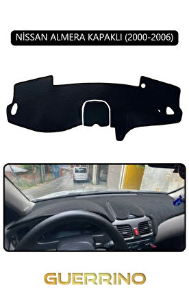 NİSSAN ALMERA KAPAKLI 2000-2006TORPİDO KORUMA HALISI SİYAH KENAR