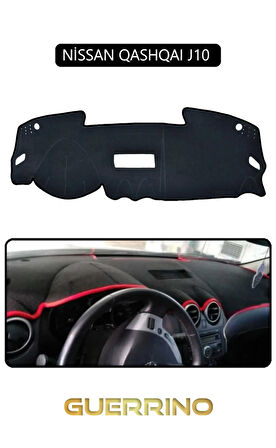 NİSSAN QASHQAI J10 TORPİDO KORUMA HALISI SİYAH KENAR
