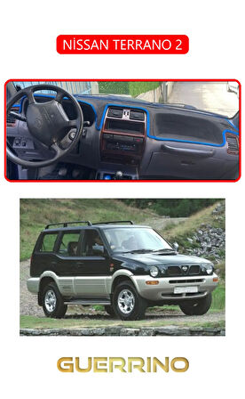 NİSSAN TERRANO 2TORPİDO KORUMA HALISI KIRMIZI KENAR