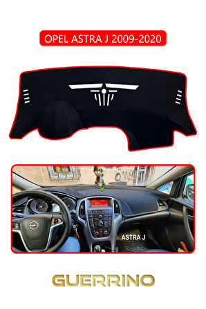 OPEL Astra J (2009-2020)TORPİDO KORUMA HALISI KIRMIZI KENAR
