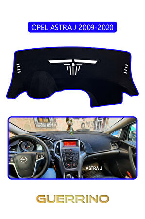 OPEL Astra J (2009-2020)TORPİDO KORUMA HALISI MAVİ KENAR