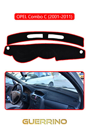OPEL Combo C (2001-2011)TORPİDO KORUMA HALISI KIRMIZI KENAR