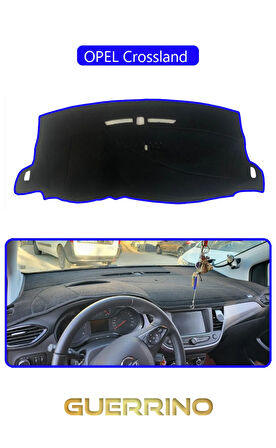 OPEL Crossland TORPİDO KORUMA HALISI MAVİ KENAR