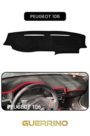 PEUGEOT 106 TORPİDO KORUMA HALISI SİYAH KENAR