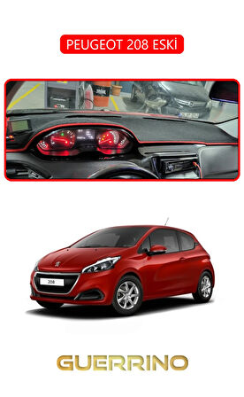 PEUGEOT 208 ESKİTORPİDO KORUMA HALISI KIRMIZI KENAR