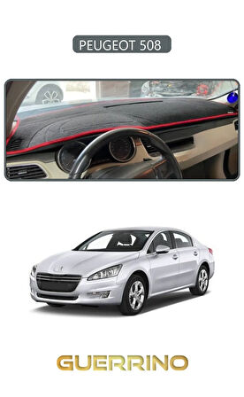 PEUGEOT 508 TORPİDO KORUMA HALISI GRİ KENAR