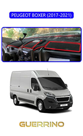 PEUGEOT BOXER 2017 - 2021TORPİDO KORUMA HALISI MAVİ KENAR
