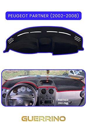 PEUGEOT Partner (2002-2008)TORPİDO KORUMA HALISI MAVİ KENAR