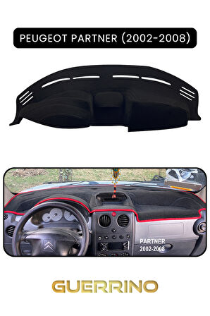 PEUGEOT Partner (2002-2008)TORPİDO KORUMA HALISI SİYAH KENAR