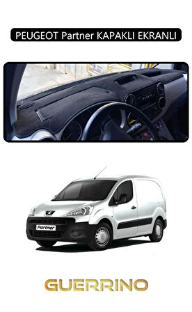 PEUGEOT Partner KAPAKLI EKRANLITORPİDO KORUMA HALISI SİYAH KENAR