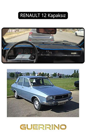 RENAULT 12 - Toros   KAPAKSIZTORPİDO KORUMA HALISI SİYAH KENAR
