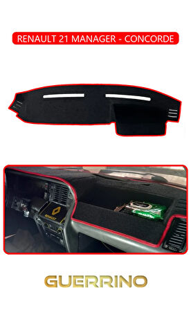 RENAULT 21 MANAGER - CONCORDETORPİDO KORUMA HALISI KIRMIZI KENAR