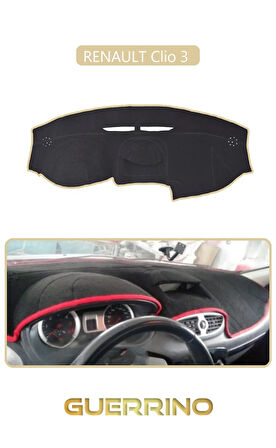RENAULT Clio 3 TORPİDO KORUMA HALISI BEJ KENAR