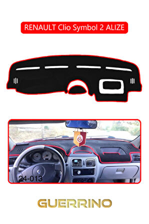 RENAULT Clio Symbol 2 ALIZETORPİDO KORUMA HALISI KIRMIZI KENAR
