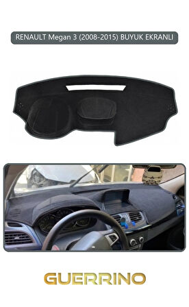 RENAULT Megan 3 (2008-2015) BUYUK EKRANLITORPİDO KORUMA HALISI GRİ KENAR