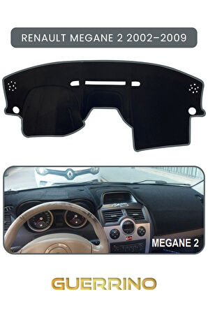 RENAULT Megane 2 (2002–2009)TORPİDO KORUMA HALISI GRİ KENAR