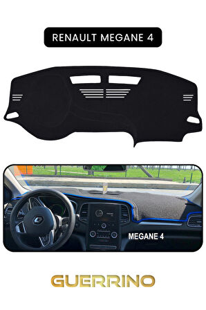 RENAULT Megane 4 TORPİDO KORUMA HALISI SİYAH KENAR