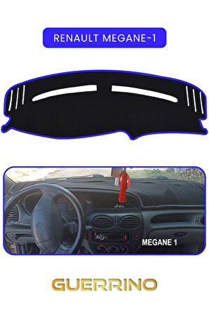 RENAULT Megane-1TORPİDO KORUMA HALISI MAVİ KENAR