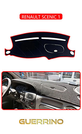 RENAULT SCENIC 1TORPİDO KORUMA HALISI KIRMIZI KENAR
