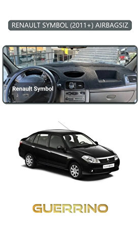 RENAULT SYMBOL 2011+ AIRBAGSIZTORPİDO KORUMA HALISI GRİ KENAR