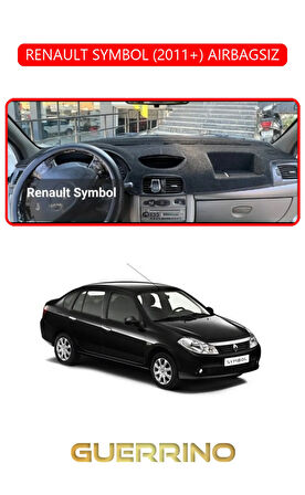 RENAULT SYMBOL 2011+ AIRBAGSIZTORPİDO KORUMA HALISI KIRMIZI KENAR