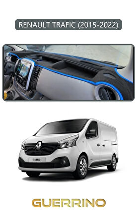 RENAULT TRAFIC (2015-2022)TORPİDO KORUMA HALISI GRİ KENAR