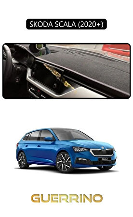 SKODA SCALA - KAMIQ 2020+TORPİDO KORUMA HALISI SİYAH KENAR