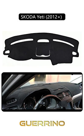 SKODA Yeti (2012+) TORPİDO KORUMA HALISI SİYAH KENAR