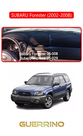SUBARU Forester (2002-2008)TORPİDO KORUMA HALISI KIRMIZI KENAR
