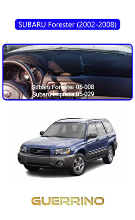 SUBARU Forester (2002-2008)TORPİDO KORUMA HALISI MAVİ KENAR