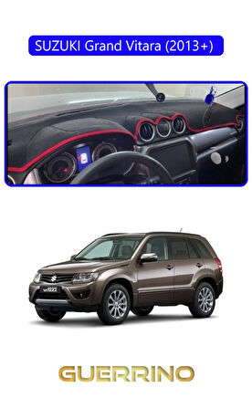SUZUKI Grand Vitara (2013+) TORPİDO KORUMA HALISI MAVİ KENAR