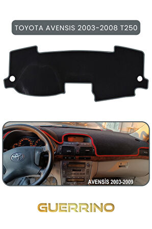 TOYOTA Avensis (2003-2008) t250TORPİDO KORUMA HALISI GRİ KENAR