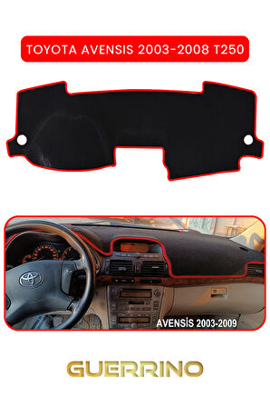 TOYOTA Avensis (2003-2008) t250TORPİDO KORUMA HALISI KIRMIZI KENAR