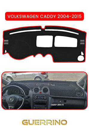 VOLKSWAGEN Caddy (2004-2015 )TORPİDO KORUMA HALISI KIRMIZI KENAR