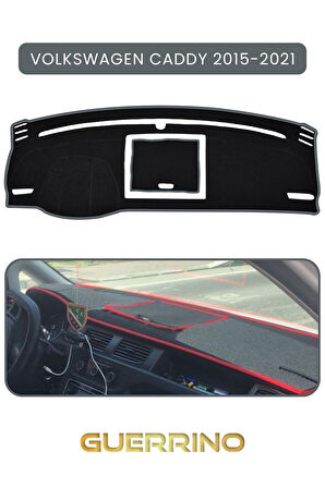 VOLKSWAGEN Caddy (2015-2021)TORPİDO KORUMA HALISI GRİ KENAR