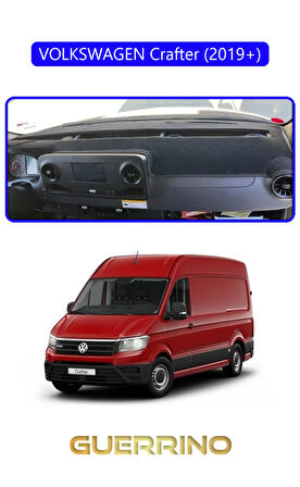 VOLKSWAGEN Crafter (2019+)TORPİDO KORUMA HALISI MAVİ KENAR