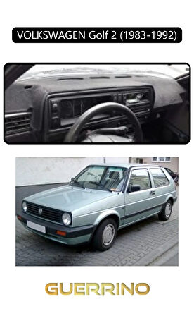 VOLKSWAGEN Golf 2(1983-1992)TORPİDO KORUMA HALISI SİYAH KENAR