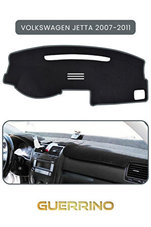 VOLKSWAGEN Jetta (2007-2011)TORPİDO KORUMA HALISI GRİ KENAR