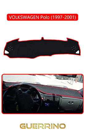 VOLKSWAGEN Polo (1997-2001)TORPİDO KORUMA HALISI KIRMIZI KENAR