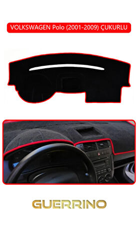 VOLKSWAGEN Polo (2001-2009) ÇUKURLUTORPİDO KORUMA HALISI KIRMIZI KENAR