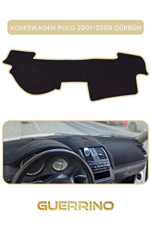VOLKSWAGEN Polo (2001-2009) DÜRBÜN  TORPİDO KORUMA HALISI BEJ KENAR