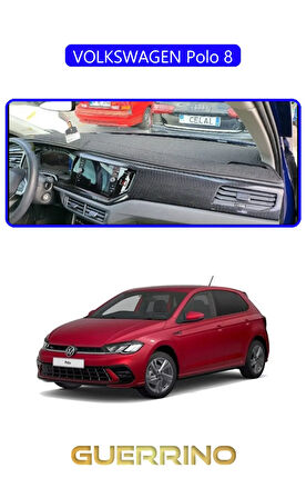 VOLKSWAGEN Polo 8TORPİDO KORUMA HALISI MAVİ KENAR