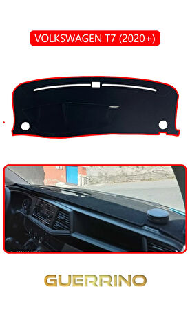 VOLKSWAGEN T7 (2020+)TORPİDO KORUMA HALISI KIRMIZI KENAR