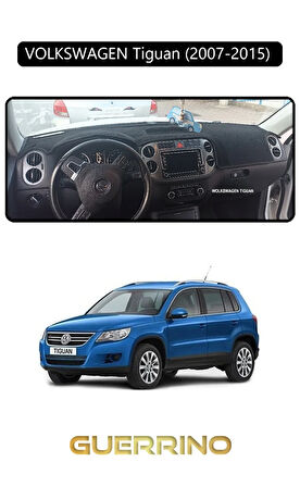 VOLKSWAGEN Tiguan (2007-2015) ;TORPİDO KORUMA HALISI SİYAH KENAR