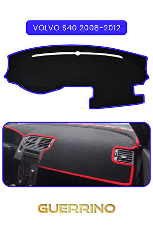 VOLVO S40 (2008-2012)TORPİDO KORUMA HALISI MAVİ KENAR