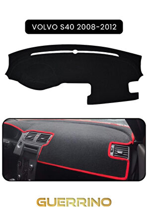 VOLVO S40 (2008-2012)TORPİDO KORUMA HALISI SİYAH KENAR