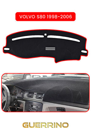VOLVO S80 (1998-2006)TORPİDO KORUMA HALISI KIRMIZI KENAR