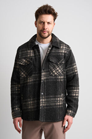 ALEXANDERGARDI ERKEK EKOSELİ CEP DETAYLI YÜNLÜ CEKET (EC-1005)