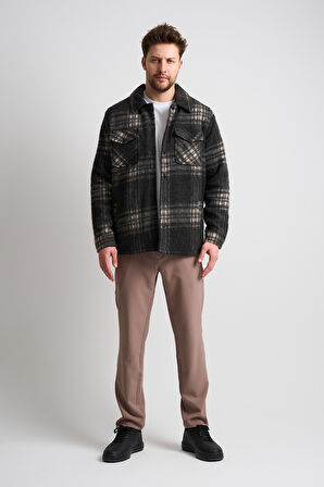 ALEXANDERGARDI ERKEK EKOSELİ CEP DETAYLI YÜNLÜ CEKET (EC-1005)